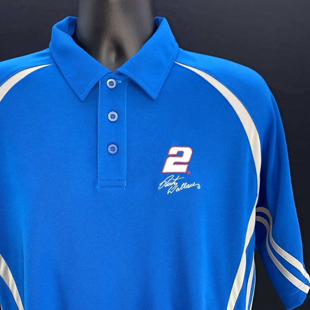Chase Authentic Rusty's Last Call Polo Shirt Rusty Wallace  Penske Racing Size M